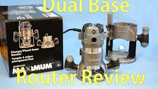 Review of Canadian Tire Dual Base Router  Sponsored [upl. by Nyrret]