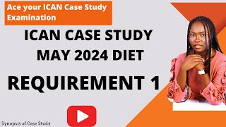 ICAN CASE STUDY MAY 2024 DIET REQUIREMENT 1 EAT RIGHT SMOOTHY CHOCOLATEY [upl. by Akiaki]