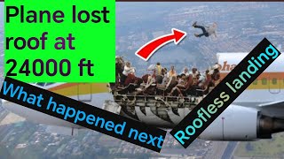 the plane lost roof at 24000ft  airplane crash  besiege plane crash facts planecrash [upl. by Nylahsoj]