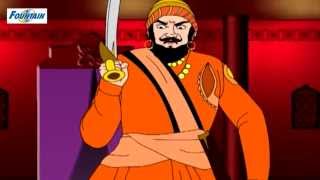 Shivaji Maharaj Marathi Animated Story  Shahiste Khanawar Halla [upl. by Kenaz]