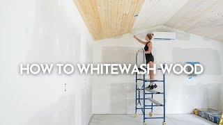 How to Whitewash Wood [upl. by Ibok]