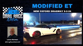 Modified ET Drag Racing at New Oxford Dragway 8 2 24 [upl. by Cox489]