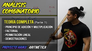 ANÁLISIS COMBINATORIO  TEORÍA COMPLETA  PARTE 1  PERMUTACIÓN [upl. by Bilski]