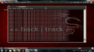 install wlan0 active wirless en backtrak 5 r3 [upl. by Grae]