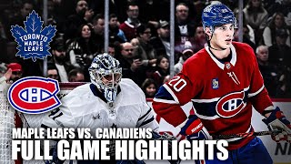 Toronto Maple Leafs vs Montreal Canadiens  Full Game Highlights  NHL on ESPN [upl. by Frank539]