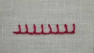 Buttonhole  Blanket Stitch [upl. by Ralyks]