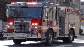 Allentown Fire Department Engine 11 Responding 3824 [upl. by Losse]