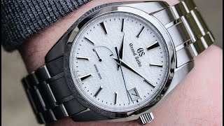 Grand SEIKO SNOWFLAKE Titanium SBGA211 Unboxing and Review [upl. by Crespo]