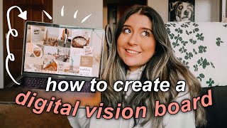 How to create a Digital Vision Board for 2021 [upl. by Ytram]