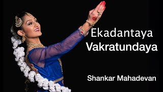 Ekadantaya Vakratundaya Song By Shankar Mahadevan Riya Vasa [upl. by Lael]