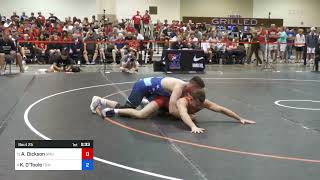 2024 Men’s Freestyle Senior World Team Trials Andrew Dickson vs Keegan OToole 79 KG Con Rnd of 16 [upl. by Animehliw]