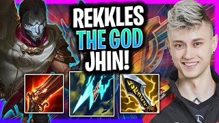 REKKLES IS A GOD WITH JHIN IN EUW SERVER  T1 Rekkles Plays Jhin Mid vs Jinx Season 2024 [upl. by Morice]