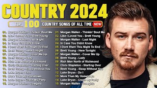 Country Music Playlist 2024  Morgan Wallen Luke Combs Jason Aldean Brett Young Kane Brown [upl. by Nifares106]