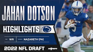 2022 NFL Draft Washington Commanders Jahan Dotson  High School Football Highlights [upl. by Donoho]