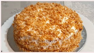 Butterscotch Cake Recipe in Malayalam  Eggless Butterscotch Cake [upl. by Hallie94]