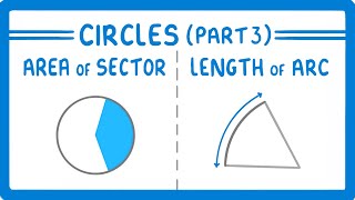 GCSE Maths  Area of a Sector and Length of an Arc of a Circle Circles Part 3 108 [upl. by Inigo860]