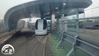 London Heathrow Pods  Ride on the Heathrow Pods  Autonomous Human Transportation PODs 2022 [upl. by Naraa499]