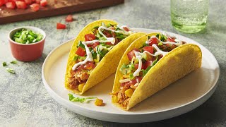 Easy Hard Shell Chicken Tacos Recipe  Old El Paso [upl. by Filberto]