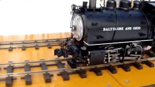 BampO 040 Dockside live steam in Akubi LR [upl. by Gnauq]