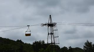 Last of its type  Forterras Claughton Brickworks Aerial Ropeway Lancaster Lancashire England UK [upl. by Sontag]