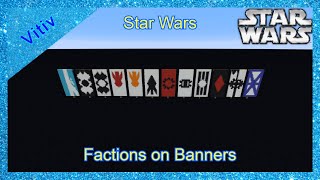 Star Wars Factions Logos on Banners in Minecraft  Tutorial [upl. by Adnanref513]