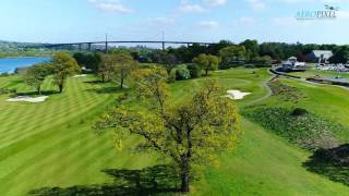 Mar Hall Golf Resort  Hole 18  Drone Flyover [upl. by Reviel709]