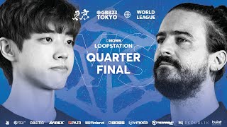 DICE 🇰🇷 vs ROBIN 🇫🇷  GBB 2023 WORLD LEAGUE  BOSS LOOPSTATION CHAMPIONSHIP  Quarterfinal [upl. by Aicia]