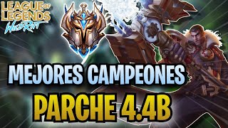 ¡MEJORES CAMPEONES PARCHE 44B DE WILD RIFT [upl. by Box]