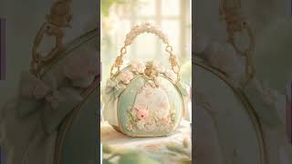 Beautiful latest handbags bridal bagsfashion trending shortvideo youtubeshorts viralvideodiy [upl. by Nosittam]