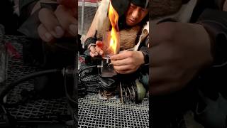 Leather Shoe Making shorts diy leathercraft leather shoes viral shortsfeed diycrafts [upl. by Alenson]