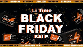 Start from 1118 LiTime Lithium Battery Black Friday Sale [upl. by Orelu]