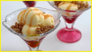 COPA DE HELADO ITALIANO RECETA  Postres Italianos [upl. by Eirahcaz]