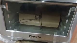 Review PowerPac Air Fryer Oven With Rotisseries  Air Fryer Basket amp Bin 25L PPAF535 [upl. by Hayila656]