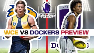 West Coast Eagles vs Fremantle Dockers DERBY PREVIEW  Forward line please stand up  2024 [upl. by Arrac808]