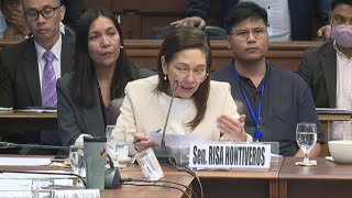 Sen Hontiveros asks quotDo you take responsibility for the death of Kian Delos Santosquot [upl. by Fates]