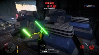 Star Wars Battlefront II PC Défi Une Seule Vie Ahsoka [upl. by Fidelas69]