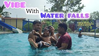 வெறும் 100 ku Water falls 🌊 With 😧Room stay VIBE பண்ணலாம்  4K waterfall viral oneday [upl. by Latnahc861]