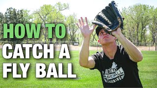 How to Catch a Fly Ball  Baseball Outfield Tips [upl. by Meletius]