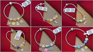 latest silver PANDORA Bracelet designs for Women 😍 925 sterling Silver Bracelet designs for Girls [upl. by Archy]