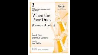 When the Poor Ones Handbell 35 octaves  Jose A Olivar Miguel Manzano arr Kyle Webber [upl. by Anat]