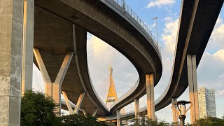 EP18 ใต้สะพานภูมิพล Bhumibol Bridge Bangkok Thailand [upl. by Nesmat]