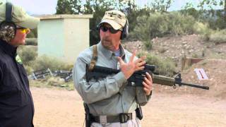 Clearing a Double Feed in an AR15  Gunsite Academy Firearms Training [upl. by Eednac669]