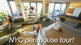 13000 NYC PENTHOUSE TOUR  LIVING IN NYC ALONE AT 21 [upl. by Hendry939]