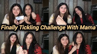 Finally Tickling Challenge With Mama 😘  1k winner prize 🏆Ticklingchallangeviralchallenge [upl. by Nivrac]