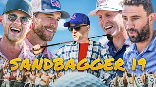 Jack Eichel  Noah Hanifin VS Ryan Whitney  Paul Bissonnette  Sandbagger Invitational 19 [upl. by Ij]