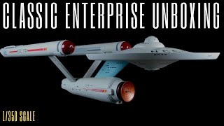 Unboxing the First Pilot Enterprise 1350 Polar Lights USS Enterprise from The Cage [upl. by Andromeda]