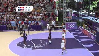 Canada vs USA  Womens Basketball  Bronze Medal Contest  Singapore 2010 Youth Games [upl. by Chryste]