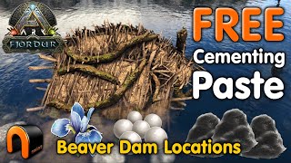 Ark Fjordur BEAVER DAM Locations FREE Cementing Paste [upl. by Uohk]