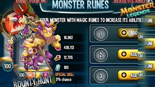 Bounty Hunt  Satyrus  Fugitive Hater Status Caster Monster Legends [upl. by Akemej]