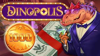 DINOPOLIS  1000x COIN BASE GAME [upl. by Elkcim]